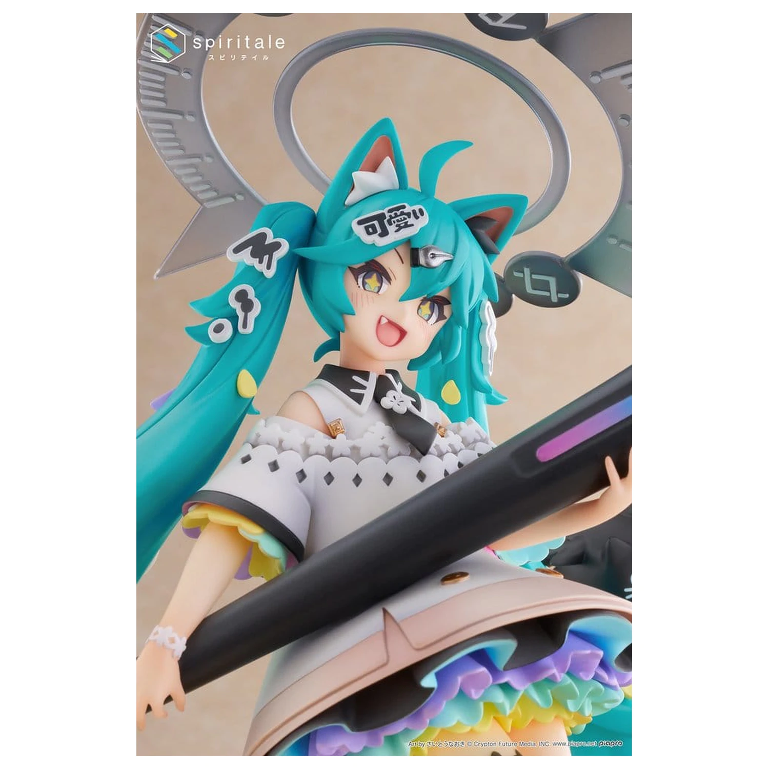 Hatsune Miku x Naoki Saito PVC Statue 1/7 My Figure Making! The Painter Ver. 34 cm Produktfoto