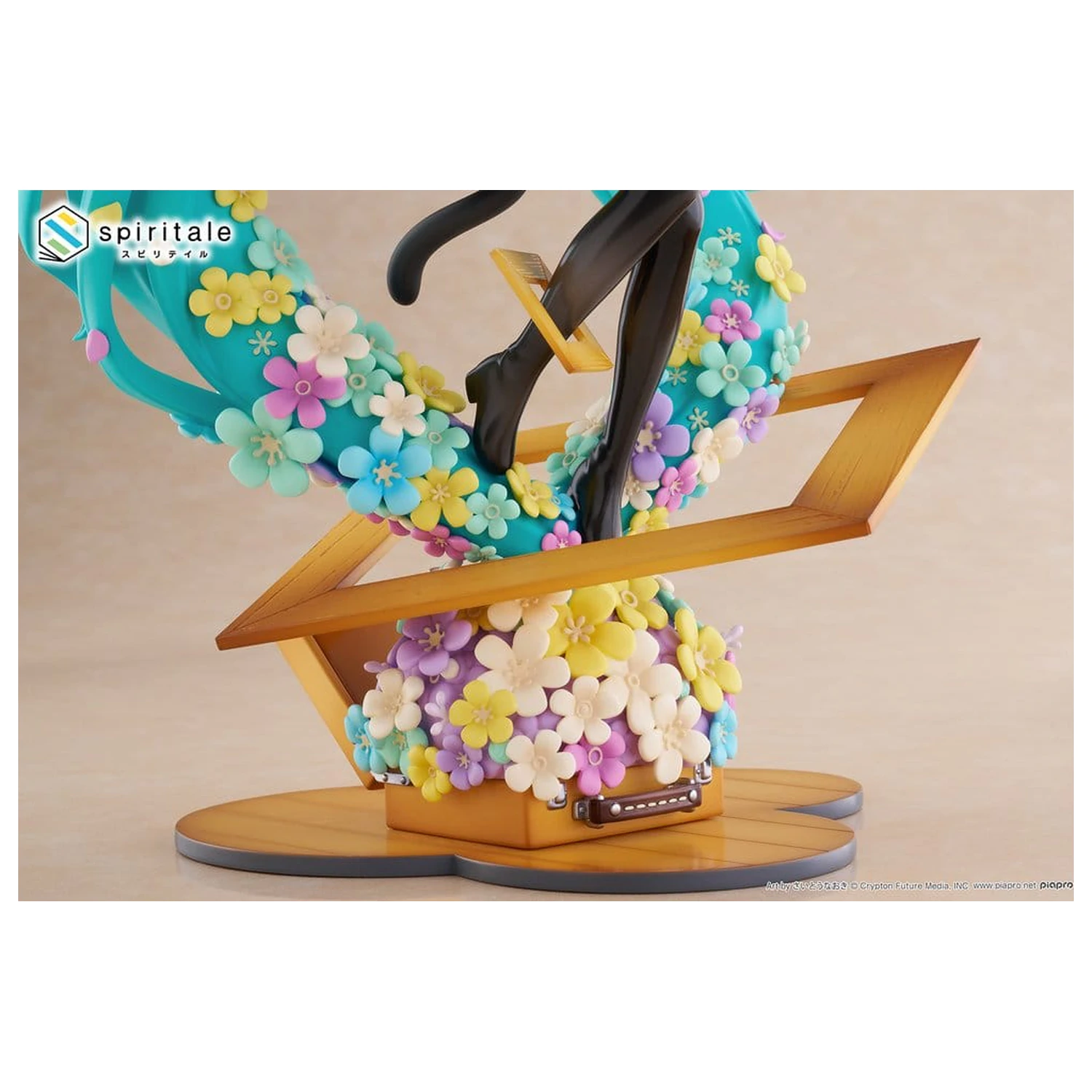 Hatsune Miku x Naoki Saito PVC Statue 1/7 My Figure Making! The Painter Ver. 34 cm Produktfoto
