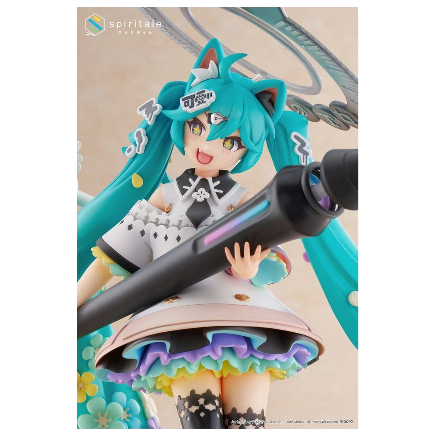 Hatsune Miku x Naoki Saito PVC Statue 1/7 My Figure Making! The Painter Ver. 34 cm Produktfoto