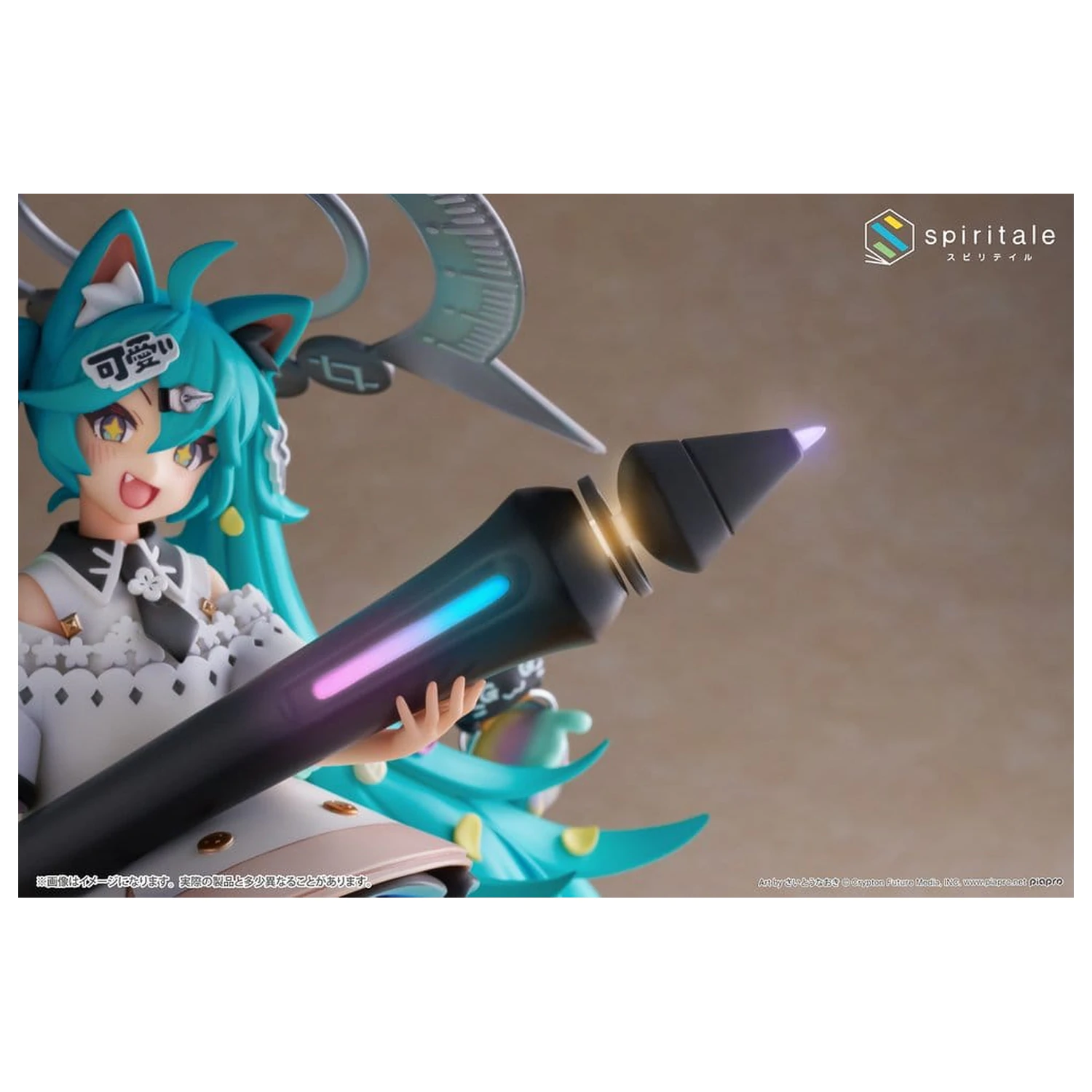 Hatsune Miku x Naoki Saito PVC Statue 1/7 My Figure Making! The Painter Ver. 34 cm Produktfoto