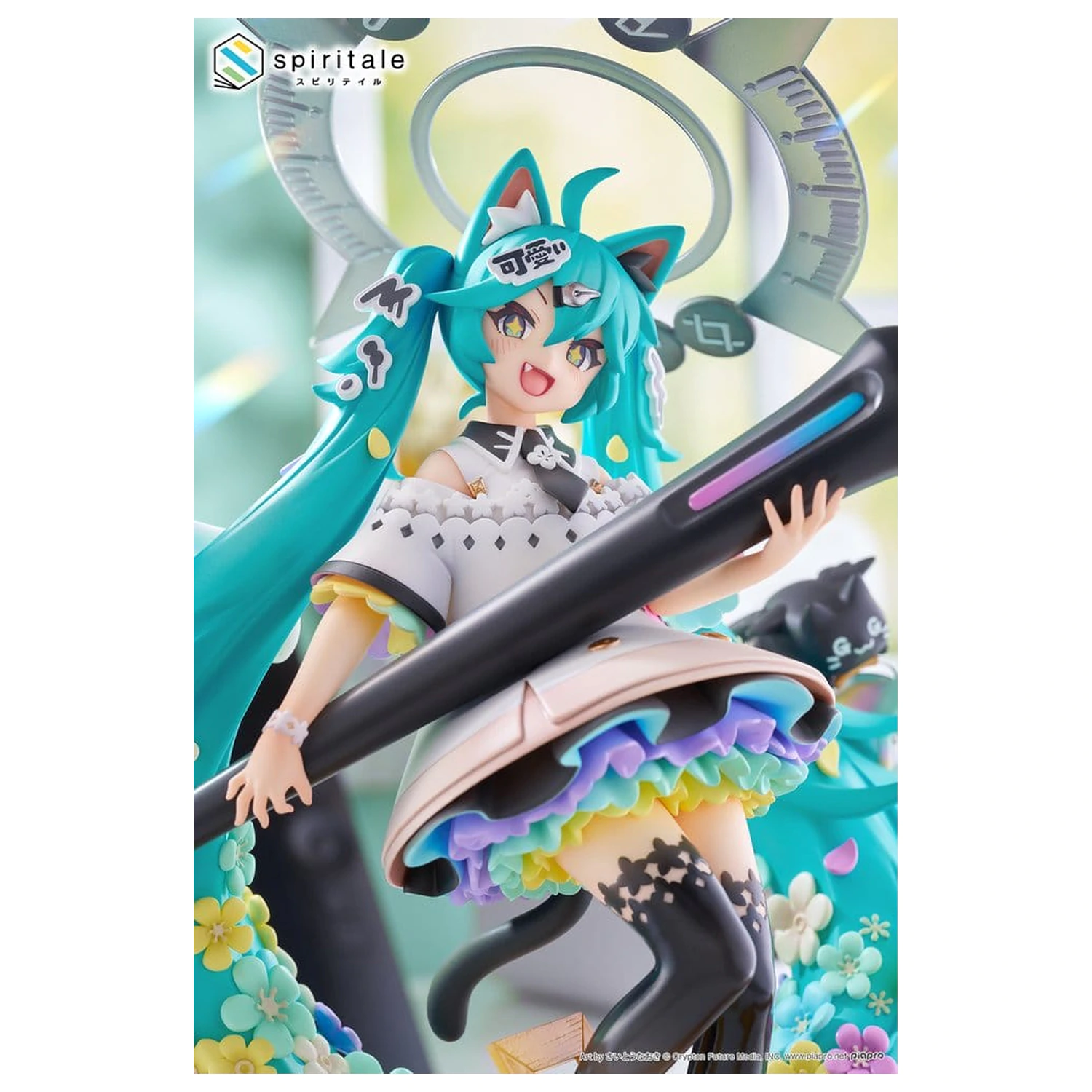 Hatsune Miku x Naoki Saito PVC Statue 1/7 My Figure Making! The Painter Ver. 34 cm Produktfoto