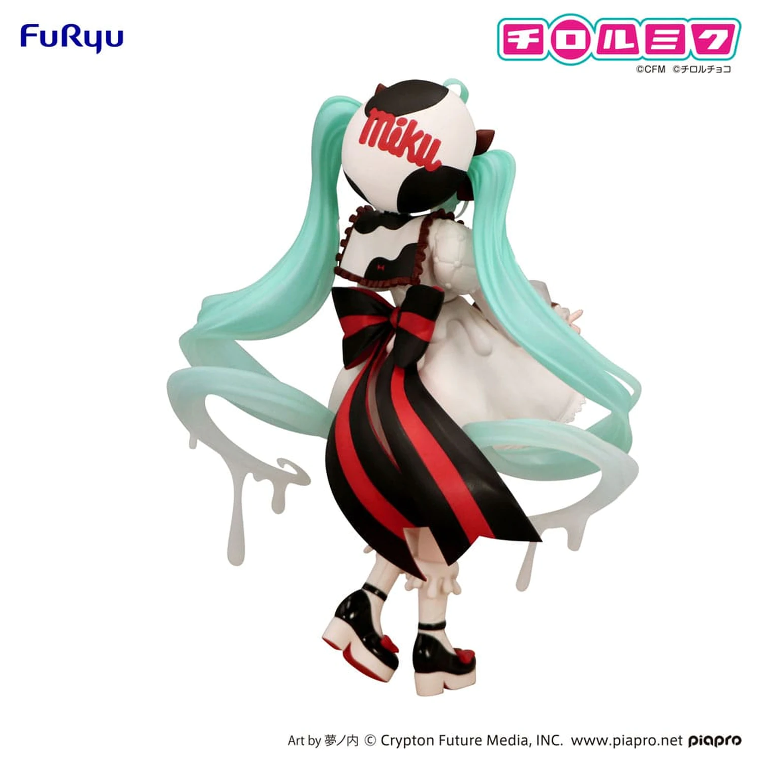 Hatsune Miku x Tirol Choco Trio-Try-iT PVC Statue Hatsune Miku Milk Ver. 18 cm Produktfoto