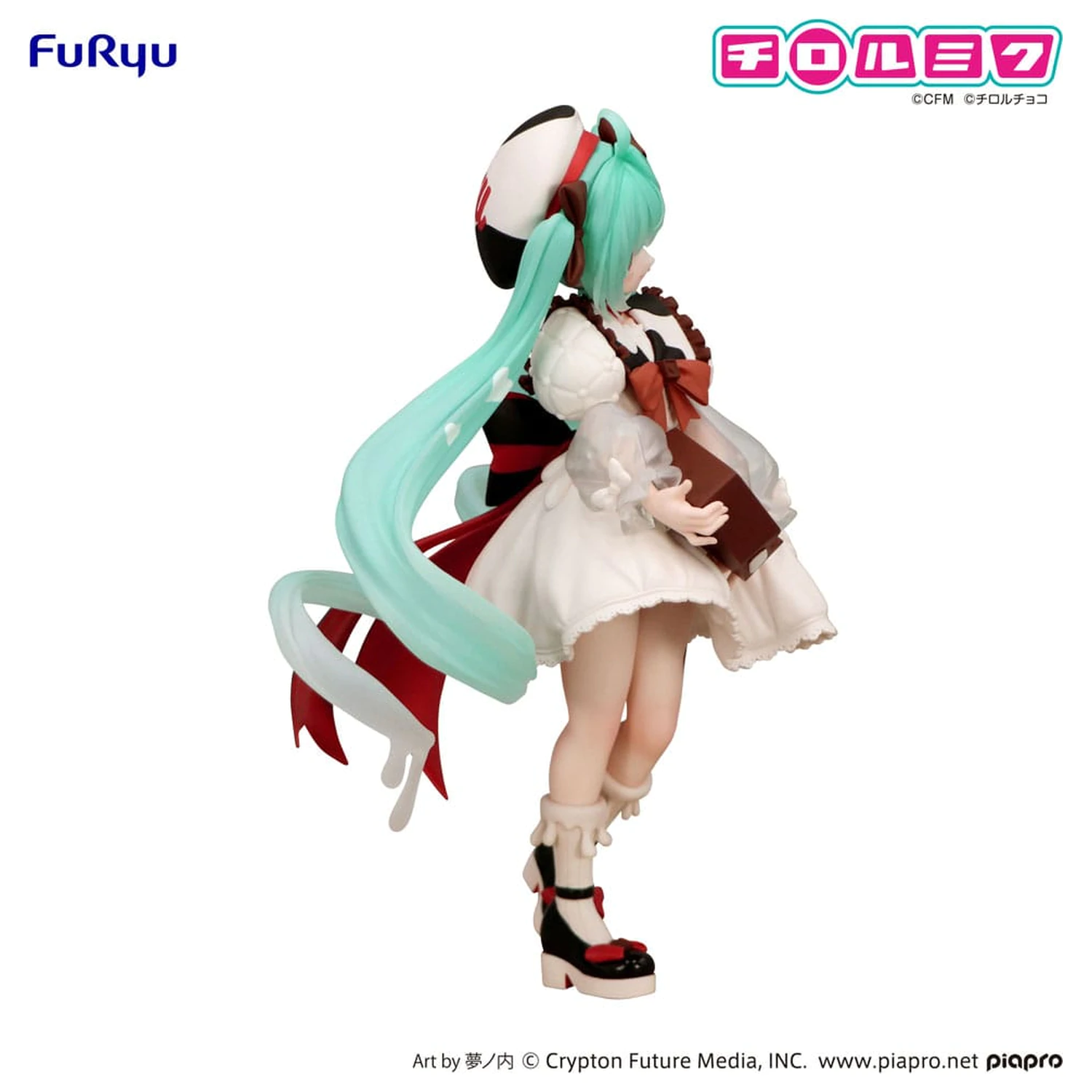 Hatsune Miku x Tirol Choco Trio-Try-iT PVC Statue Hatsune Miku Milk Ver. 18 cm Produktfoto