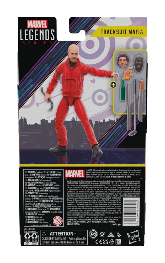 Hawkeye Marvel Legends Actionfigur Tracksuit Mafia 15 cm Produktfoto