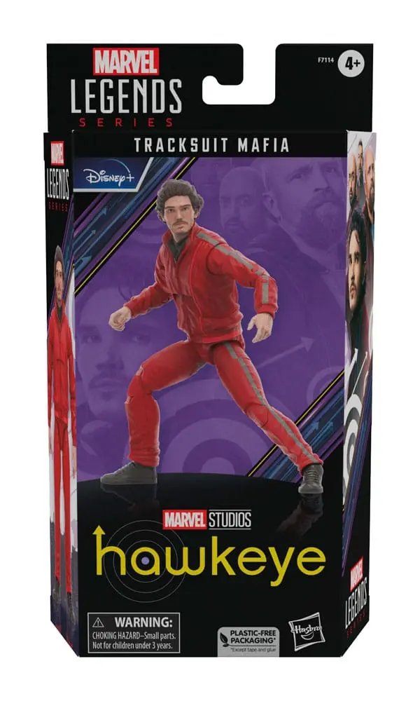 Hawkeye Marvel Legends Actionfigur Tracksuit Mafia 15 cm Produktfoto