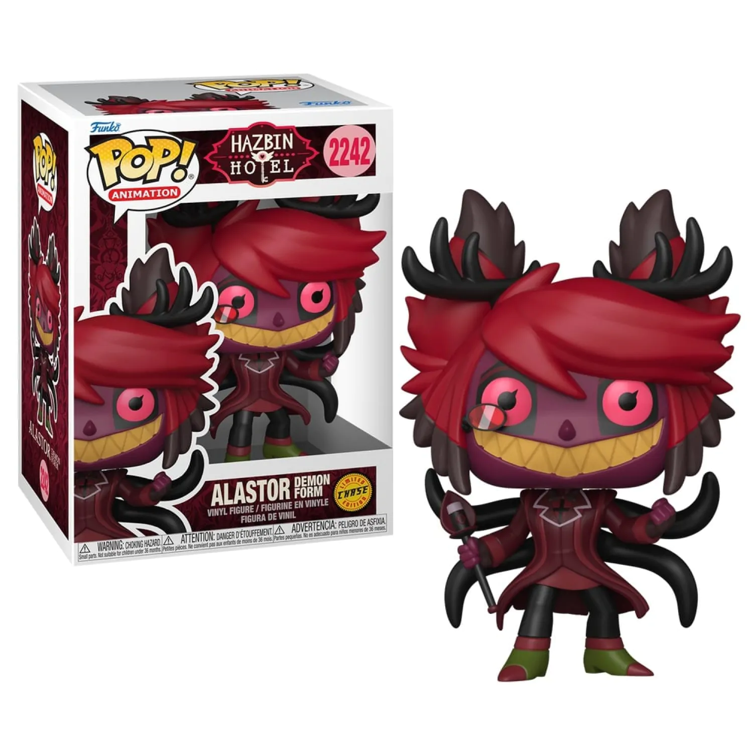 Hazbin Hotel Funko POP! Figur Animation Alastor Chase Produktfoto