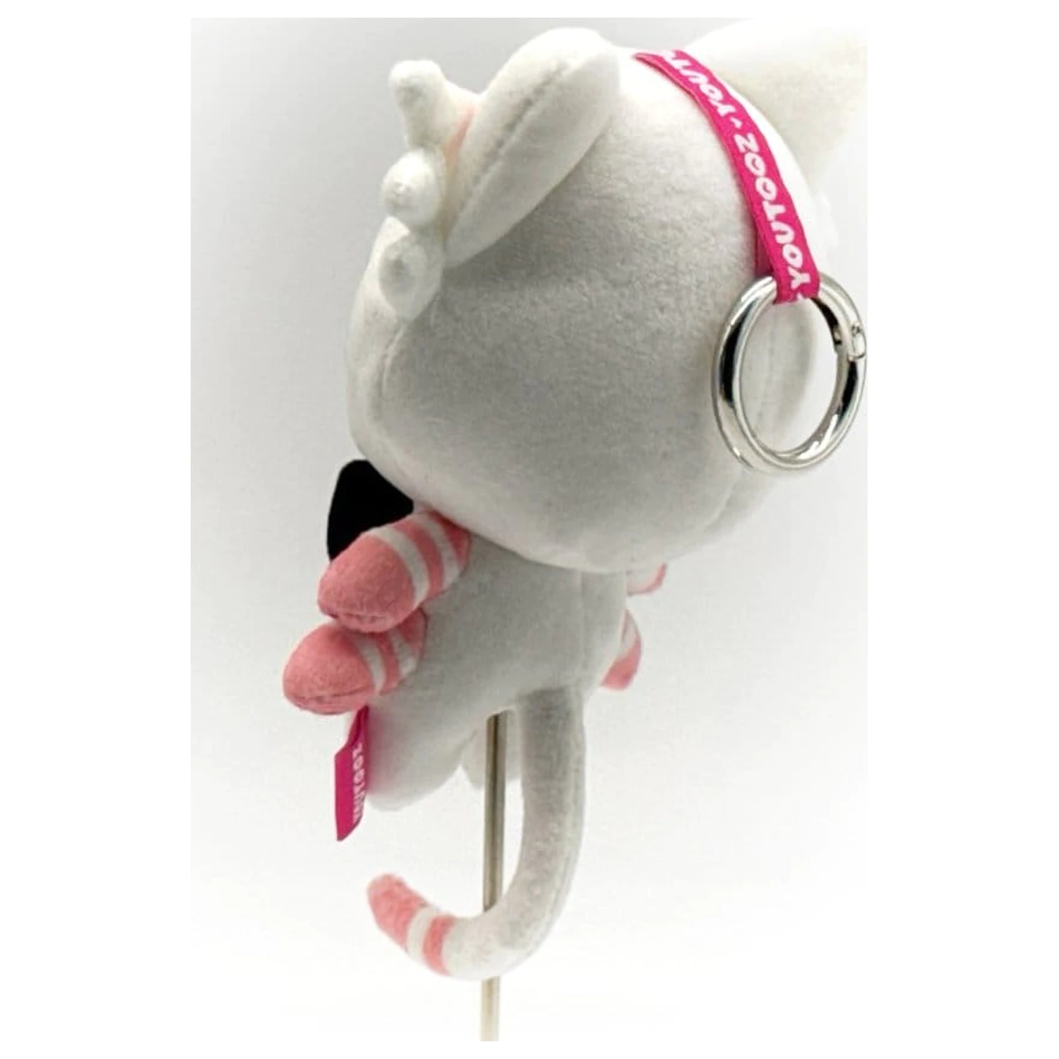 Hazbin Hotel Schlüsselanhänger Plüsch Angel Dust Kitty 13 cm Produktfoto