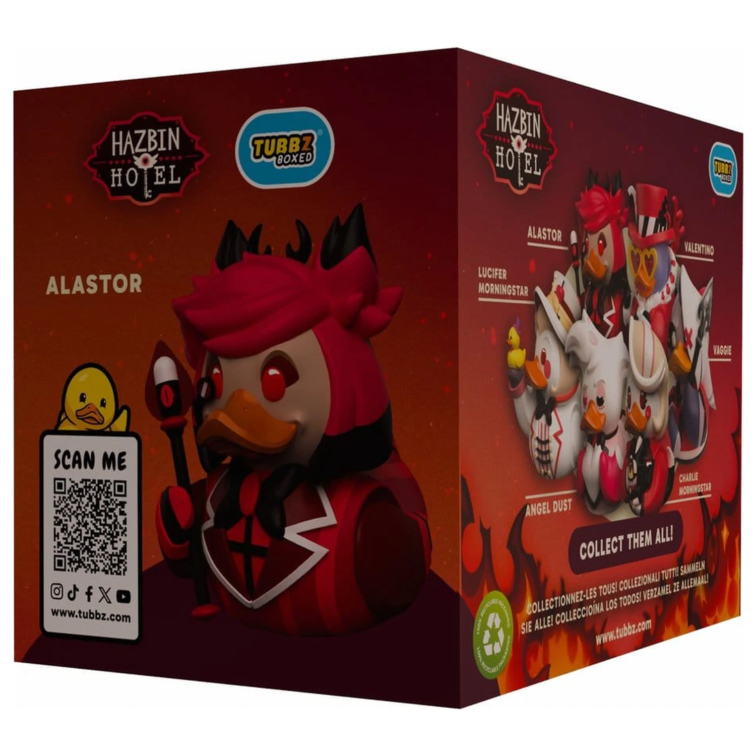 Hazbin Hotel Tubbz PVC Figur Alastor Boxed Edition 10 cm Produktfoto
