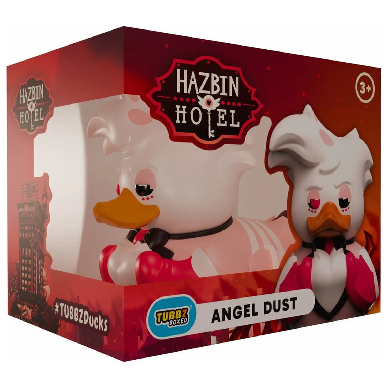 Hazbin Hotel Tubbz PVC Figur Angel Dust Boxed Edition 10 cm Produktfoto