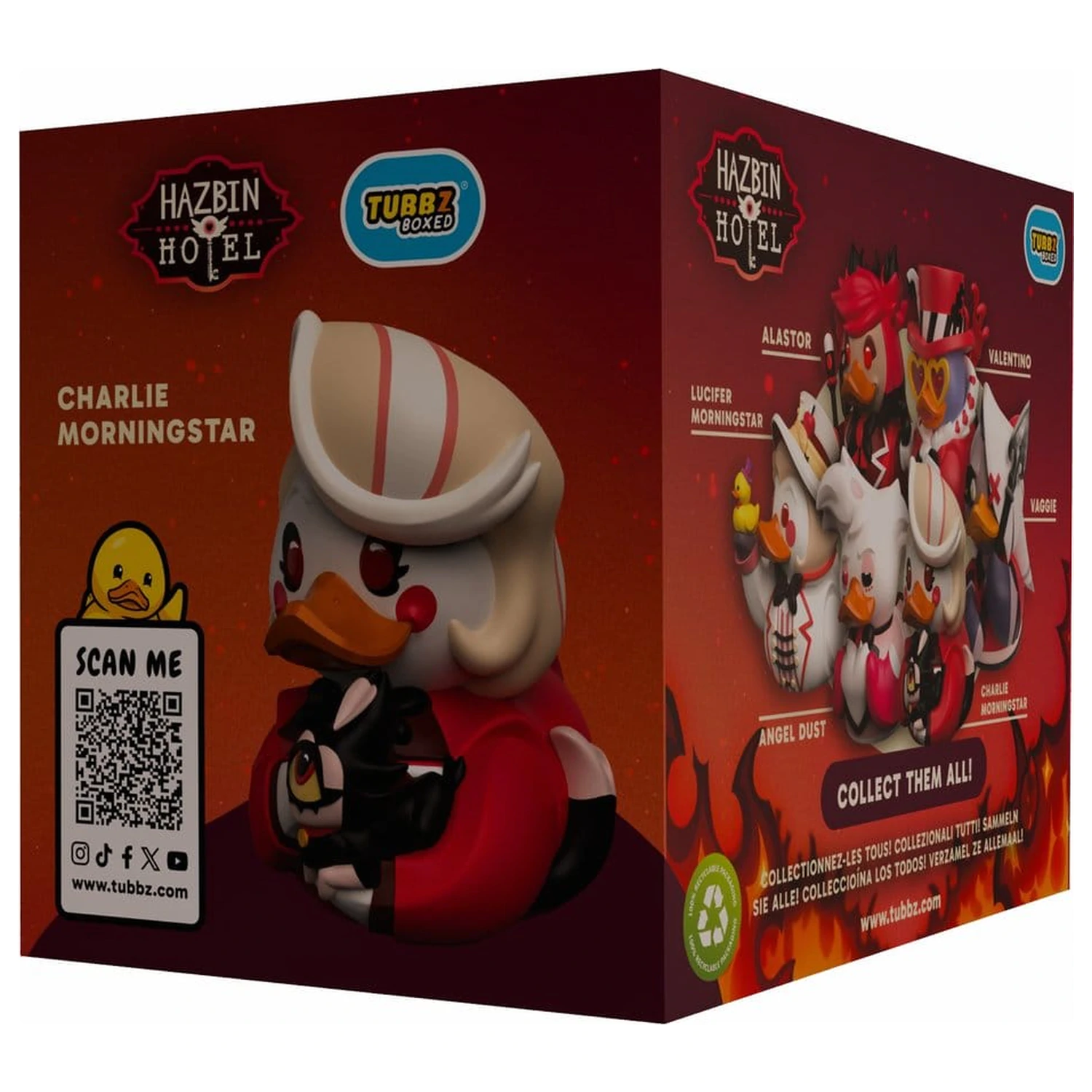 Hazbin Hotel Tubbz PVC Figur Charlie Morningstar Boxed Edition 10 cm Produktfoto