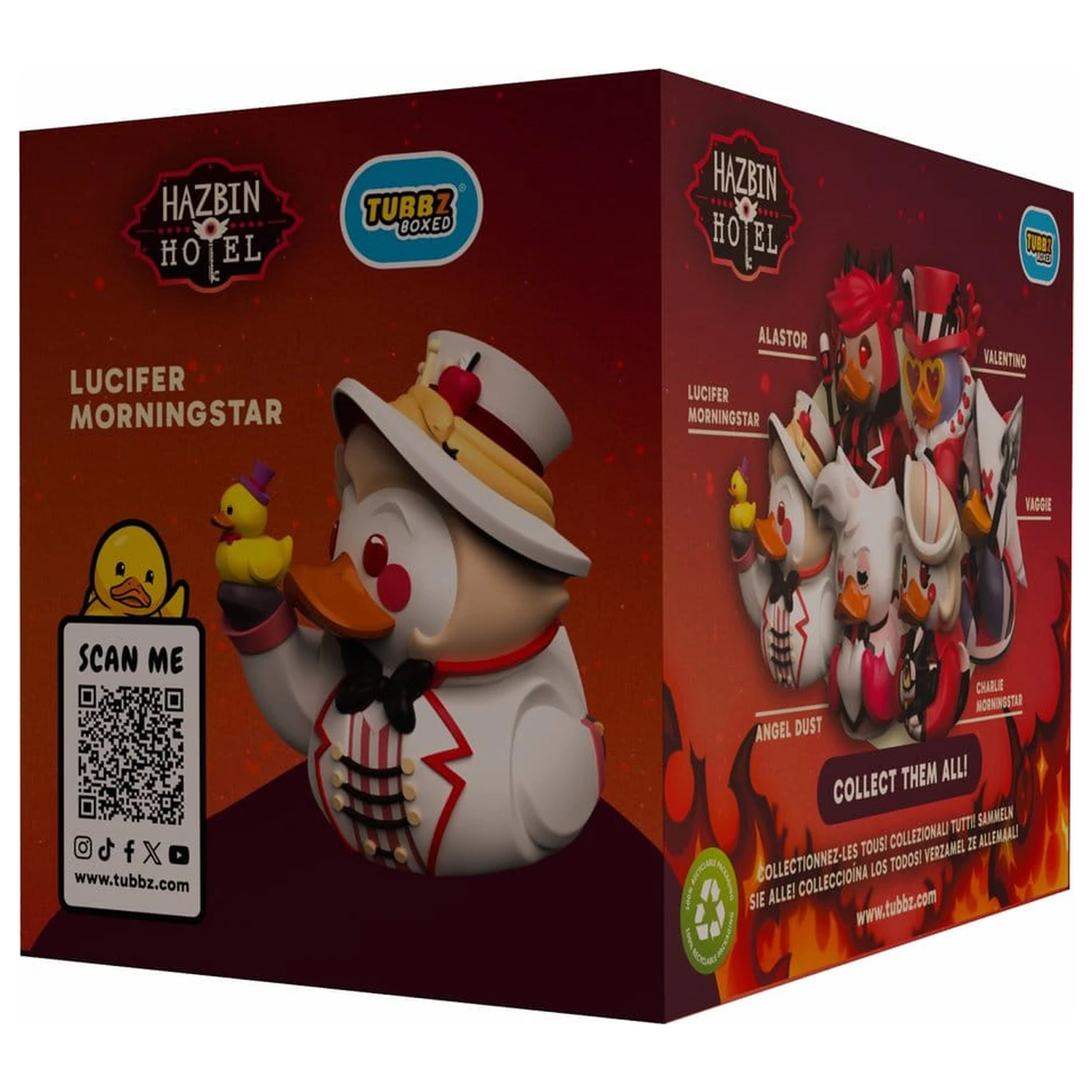 Hazbin Hotel Tubbz PVC Figur Lucifer Morningstar Boxed Edition 10 cm Produktfoto