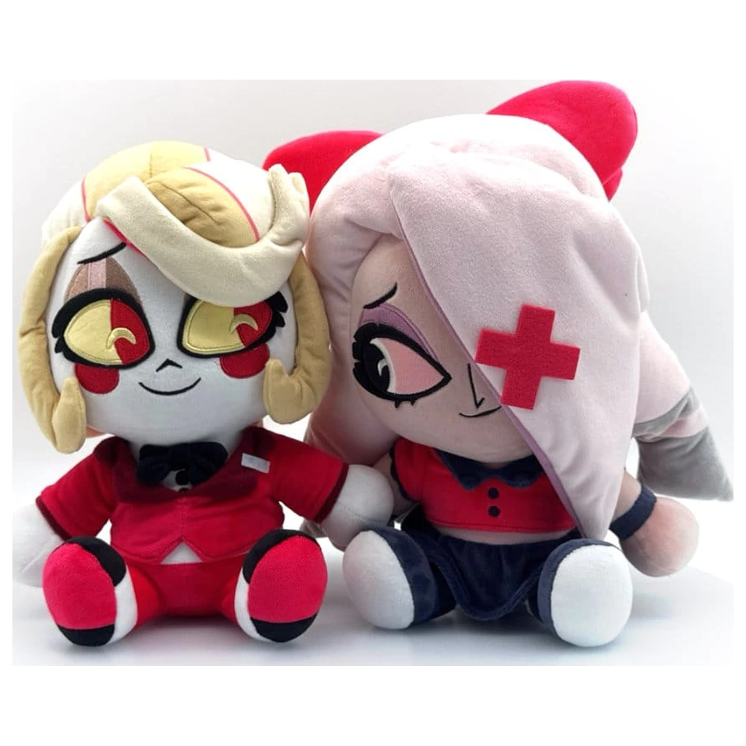 Hazbin Hotel Plüschfiguren 2er-Pack Valentine's Charlie & Vaggie 22 cm Produktfoto