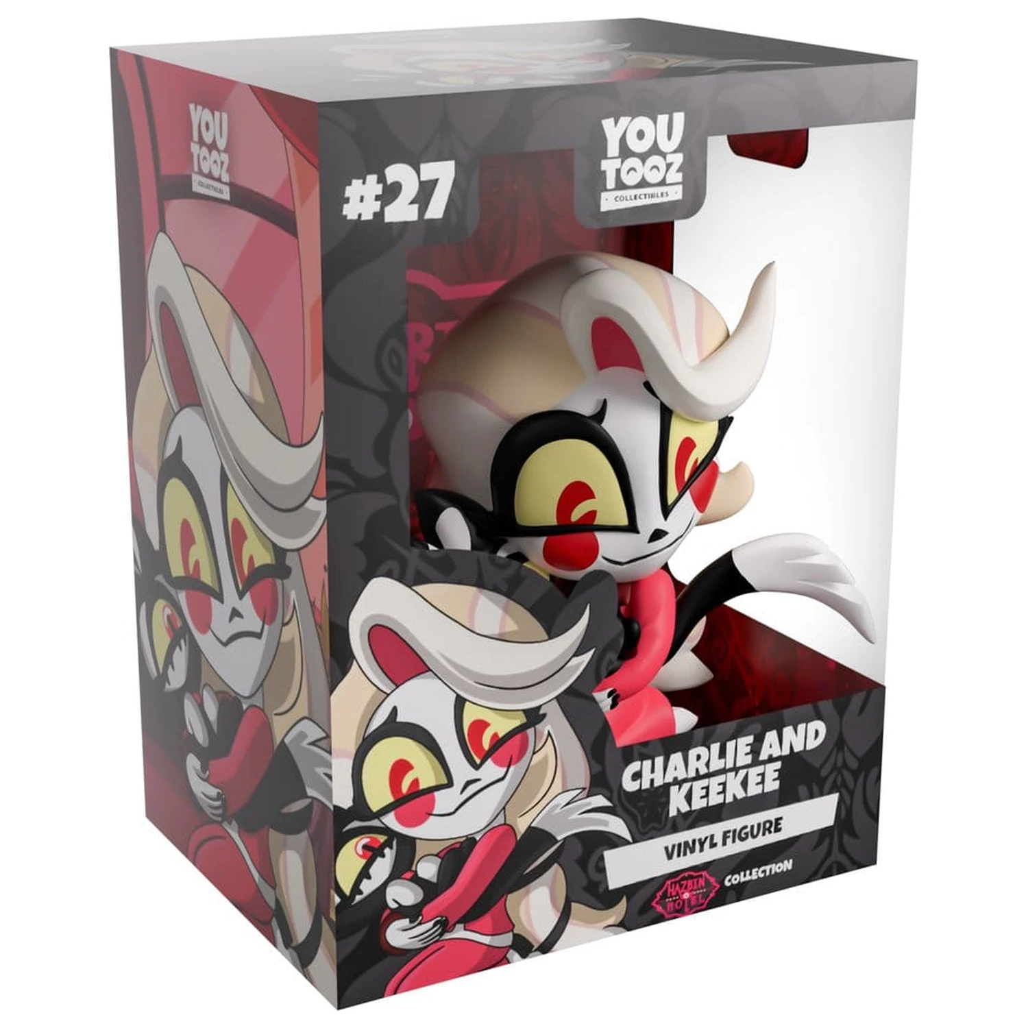 Hazbin Hotel Vinyl Figur Charlie und KeeKee 10 cm Produktfoto