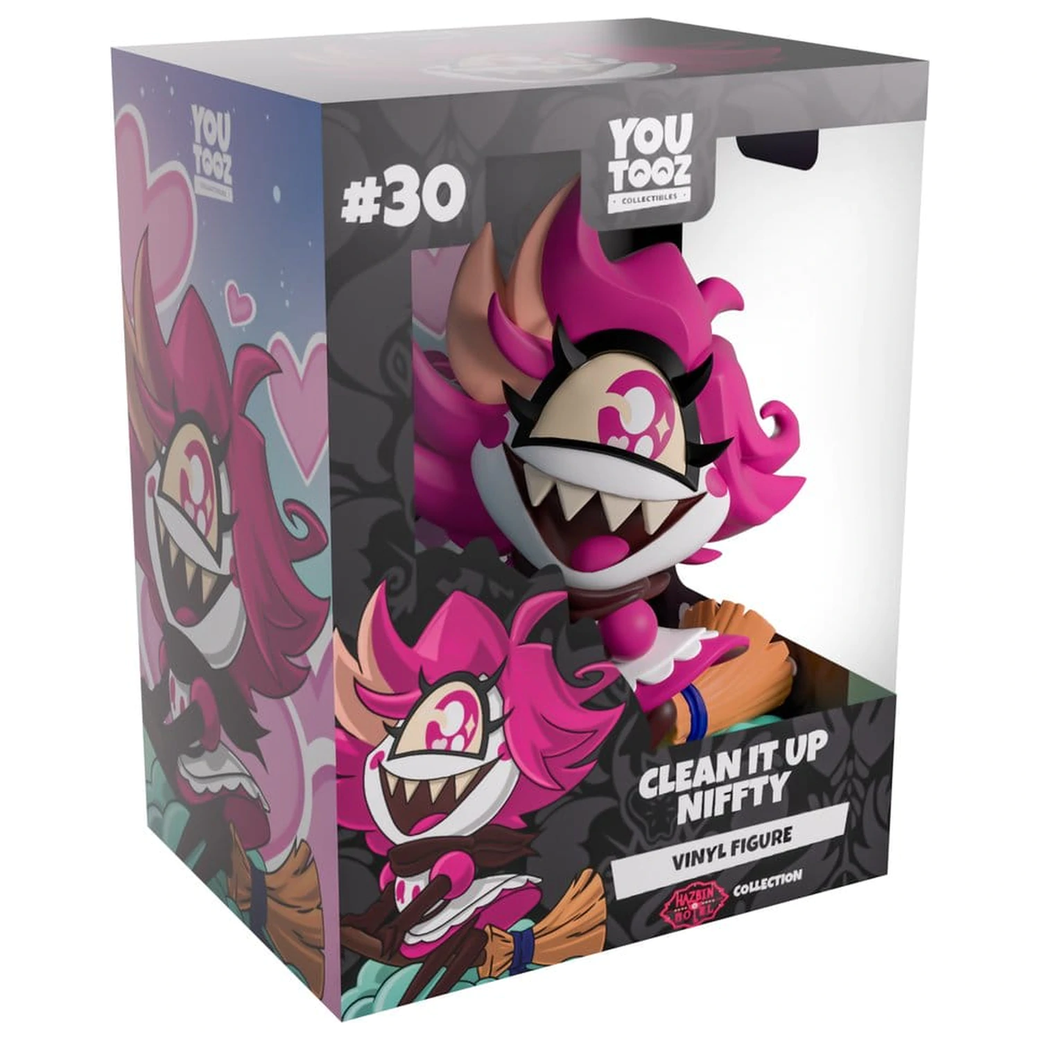 Hazbin Hotel Vinyl Figur Clean It Up Niffty 13 cm Produktfoto