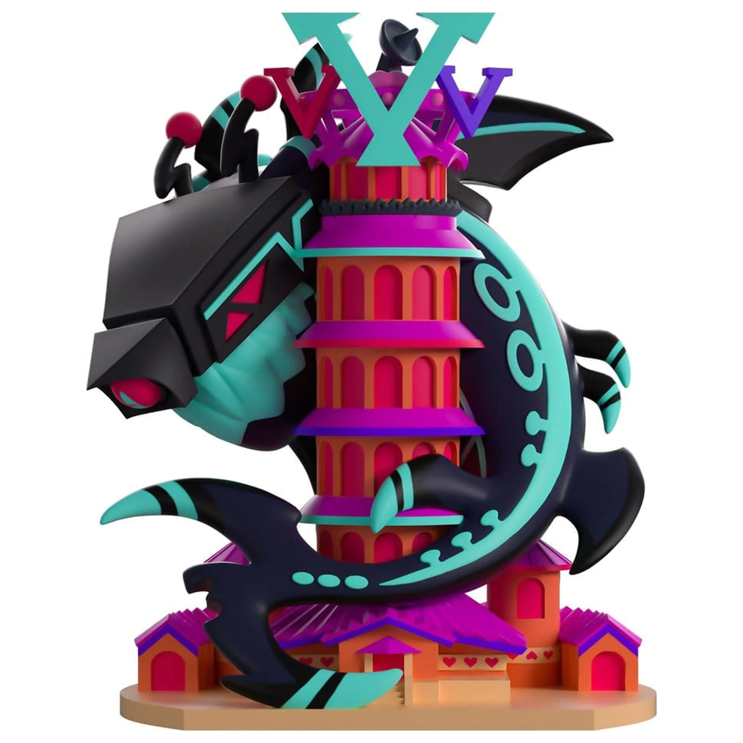 Hazbin Hotel Vinyl Figur V Tower 20 cm Produktfoto