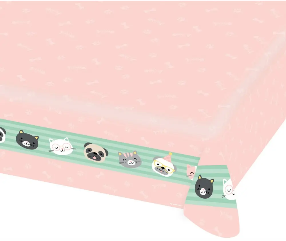 Haustiere Tischdecke 115x175 cm Produktfoto