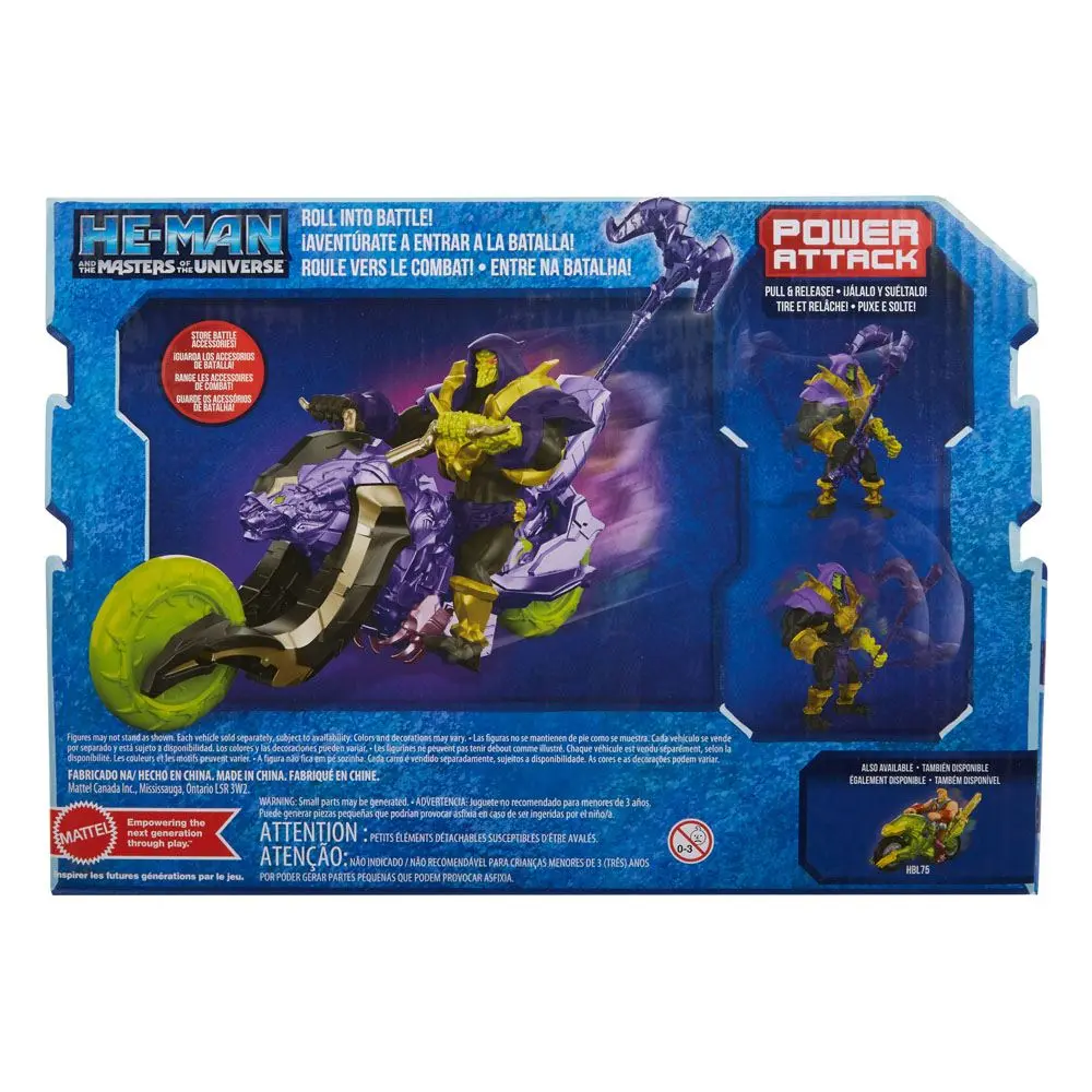 He-Man and the Masters of the Universe Actionfigur mit Fahrzeug 2022 Skeletor &amp; Painthor 14 cm Produktfoto