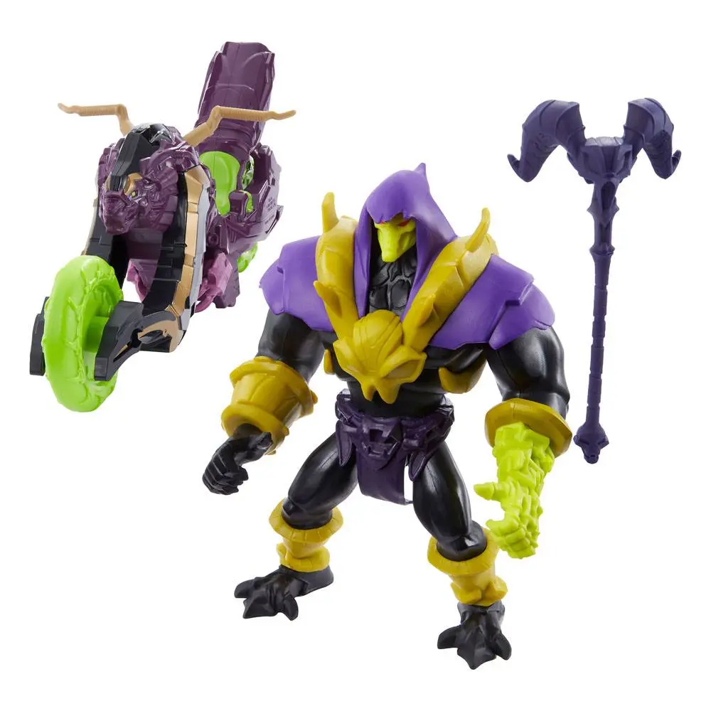 He-Man and the Masters of the Universe Actionfigur mit Fahrzeug 2022 Skeletor &amp; Painthor 14 cm Produktfoto