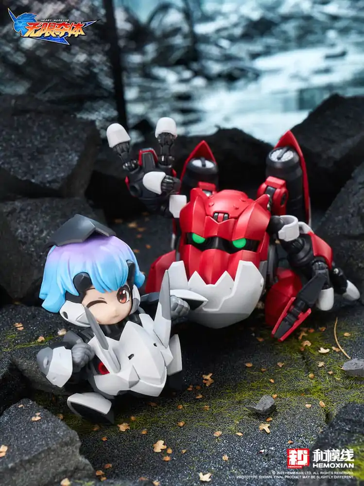 Heart Warrior Actionfiguren Ellie &amp; Ogre 11 cm Produktfoto