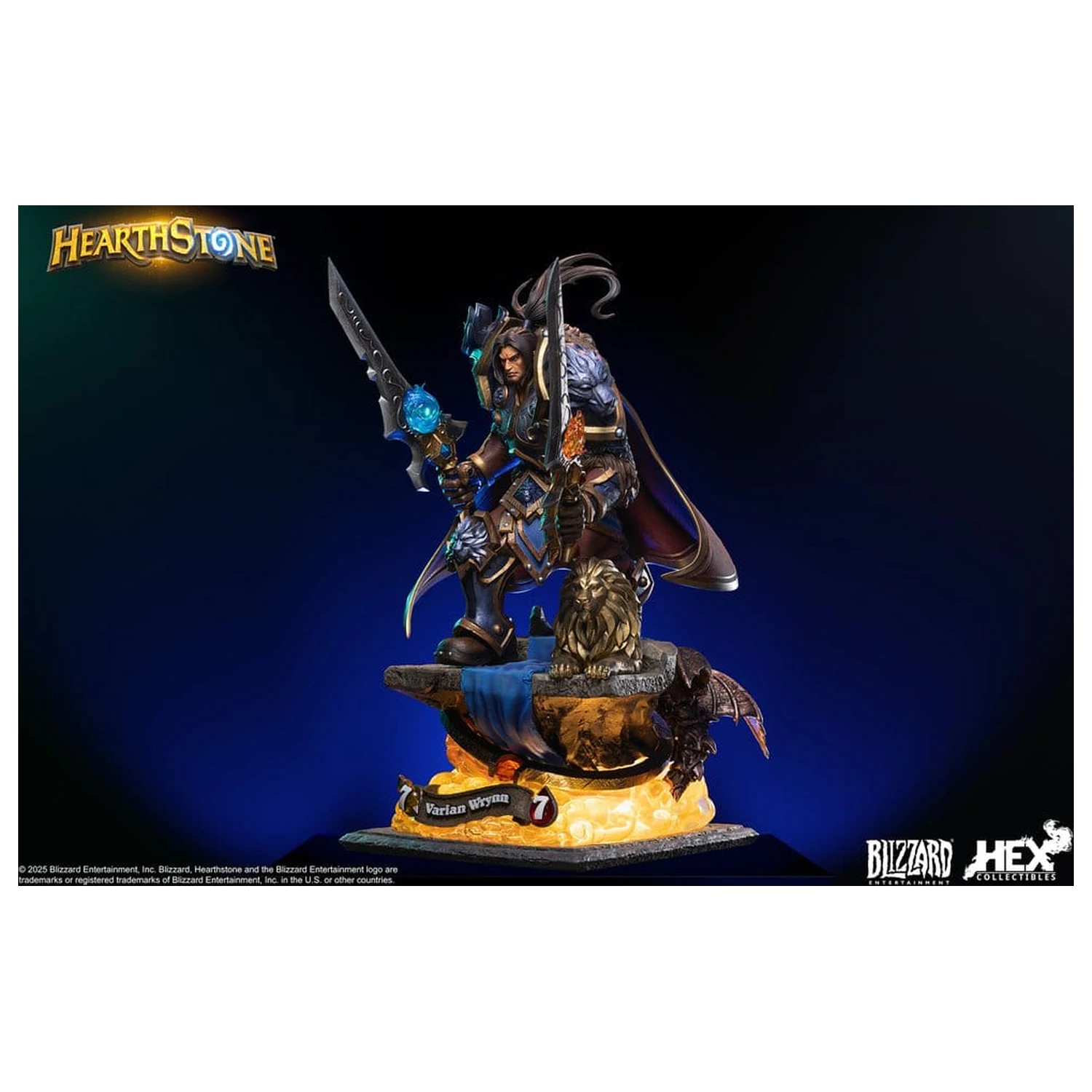 Hearthstone Statue 1/10 Varian Wrynn 31 cm Produktfoto