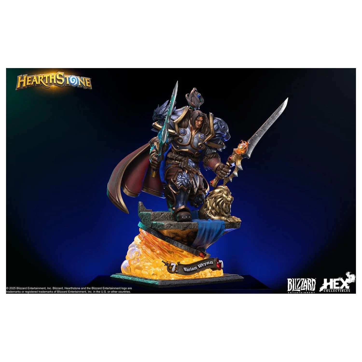 Hearthstone Statue 1/10 Varian Wrynn 31 cm Produktfoto