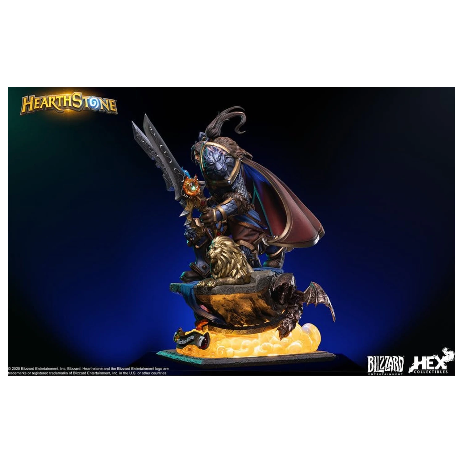 Hearthstone Statue 1/10 Varian Wrynn 31 cm Produktfoto