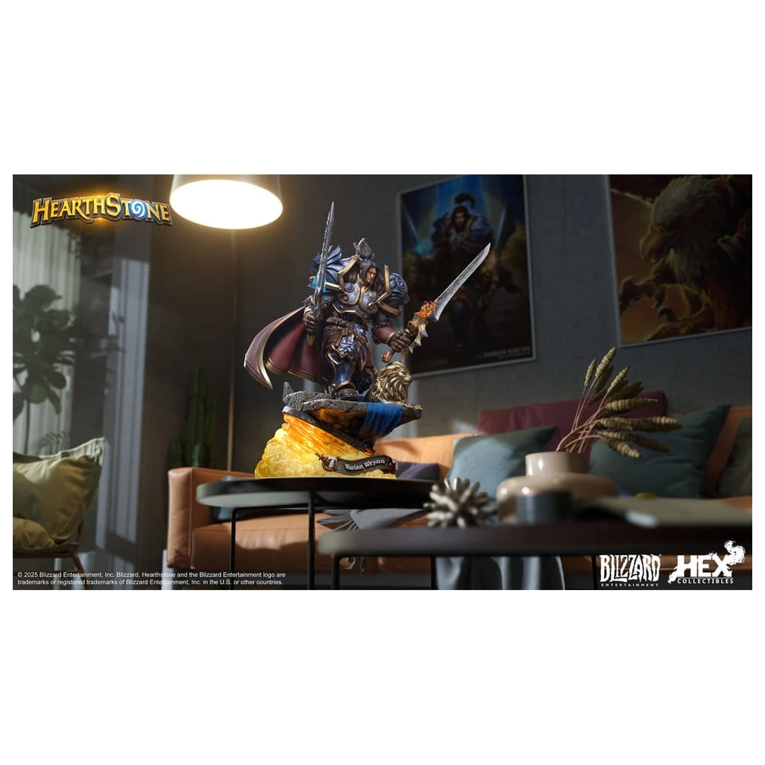 Hearthstone Statue 1/10 Varian Wrynn 31 cm Produktfoto