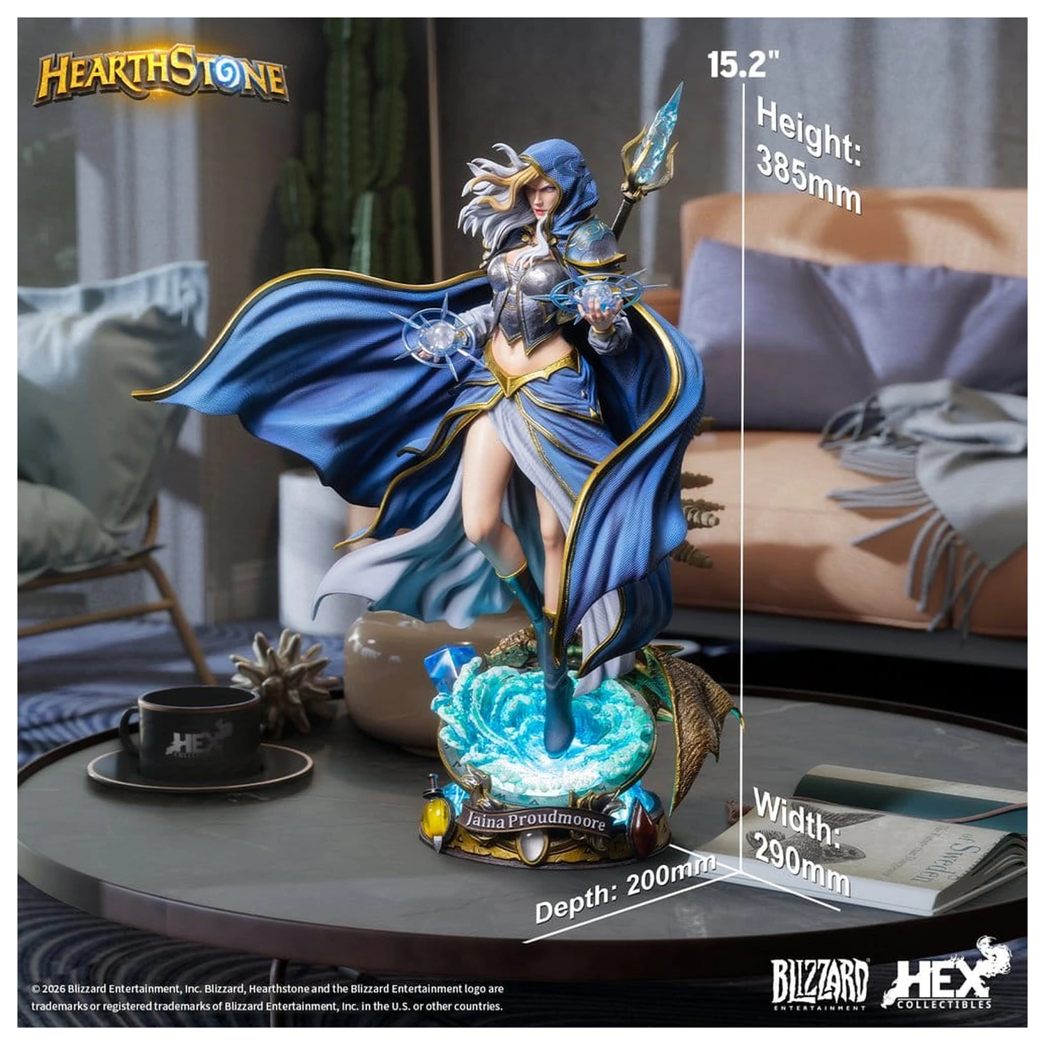 Hearthstone Statue 1/6 Jaina Proudmoore 39 cm Produktfoto