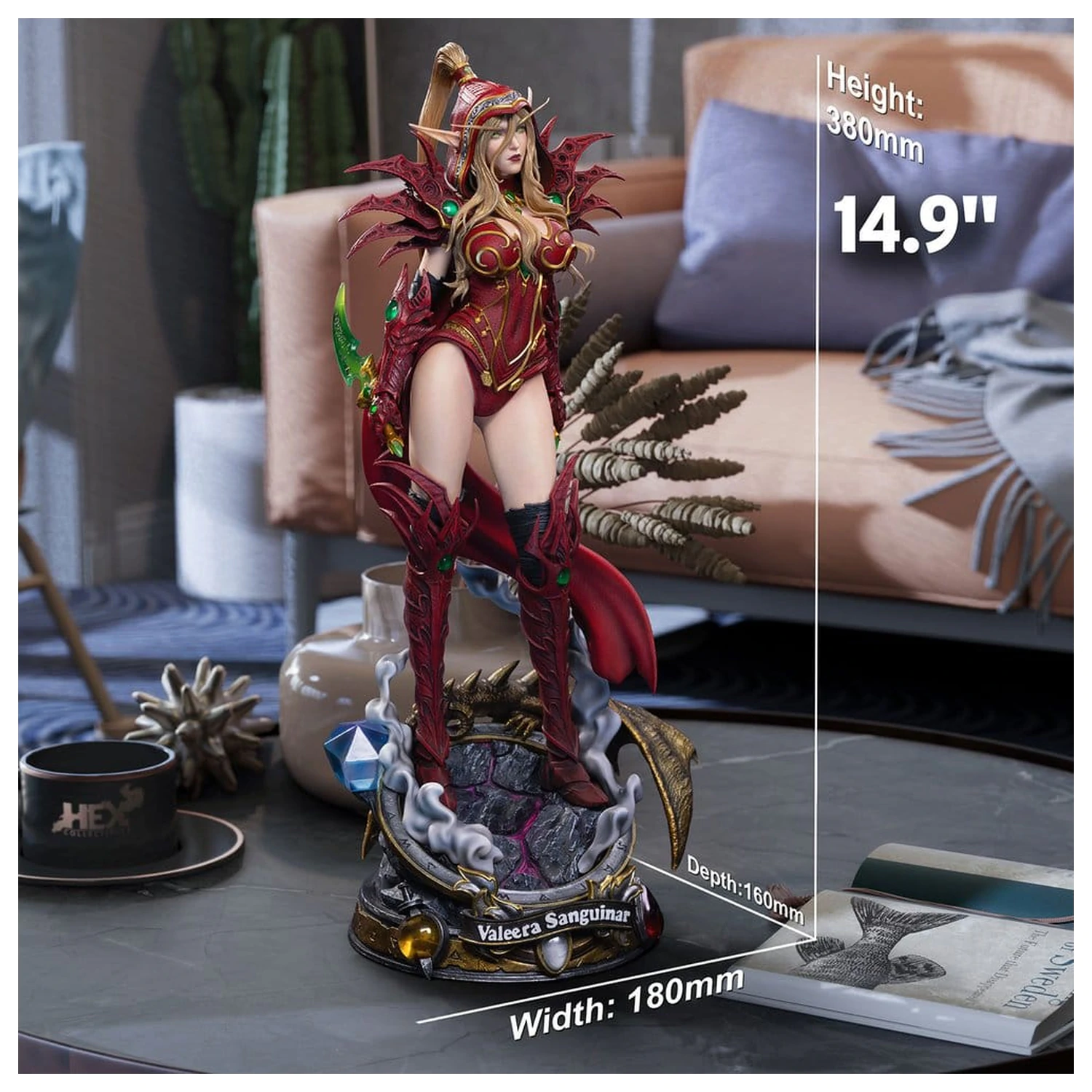 Hearthstone 1/6 Statue Valeera Sanguinar 38 cm Produktfoto