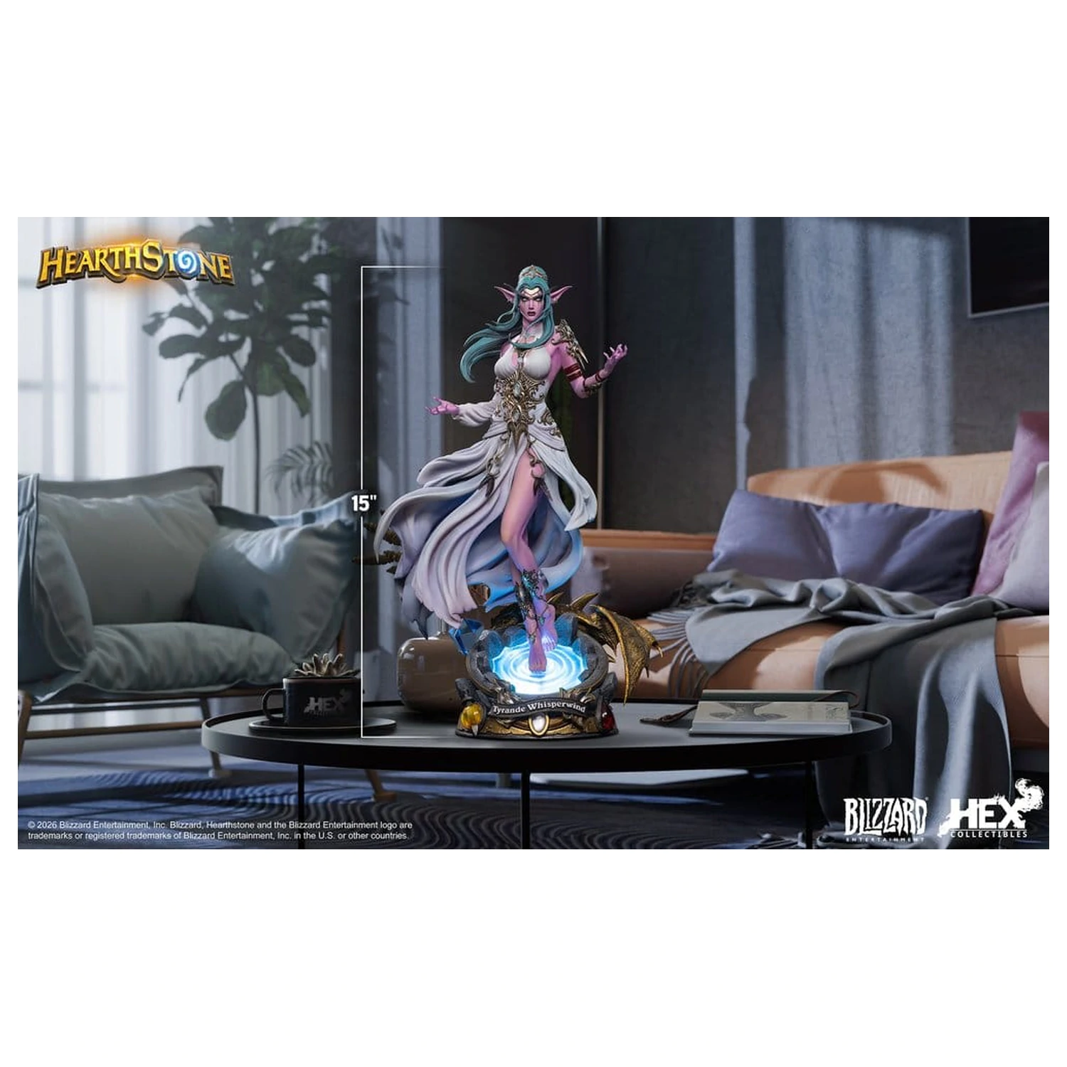 Hearthstone Statue 1/6 Tyrande Whisperwind 38 cm Produktfoto
