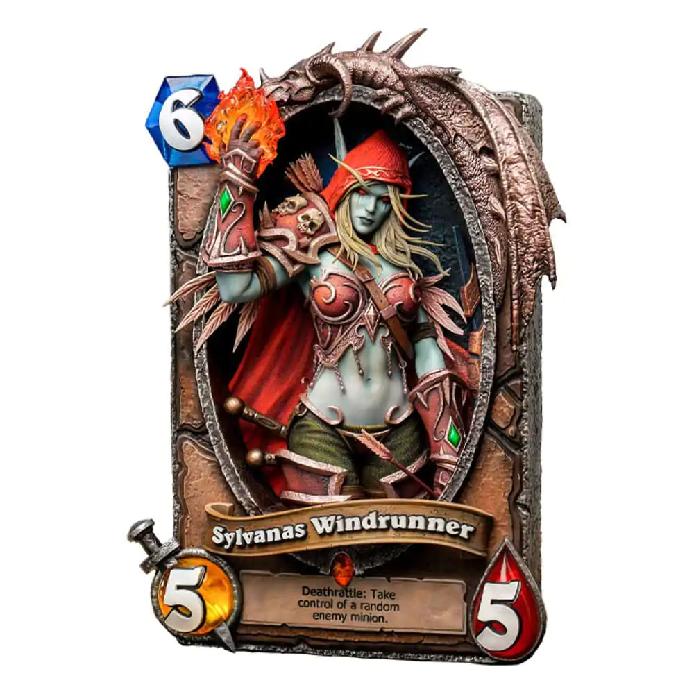 Hearthstone 3D Art Frame Statue Sylvanas Windrunner 31 cm Produktfoto