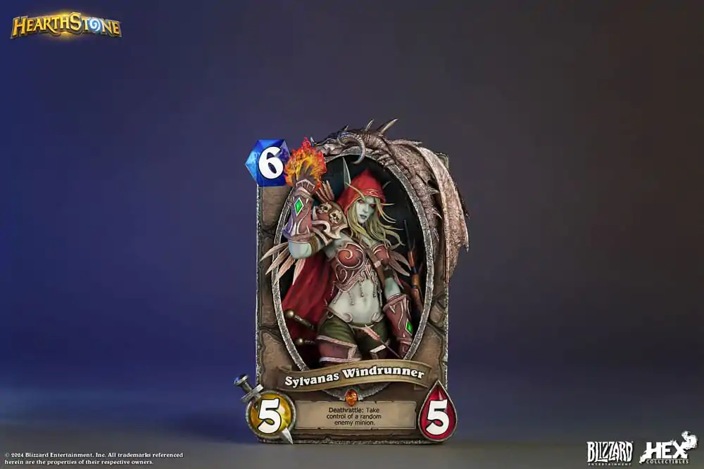 Hearthstone 3D Art Frame Statue Sylvanas Windrunner 31 cm Produktfoto