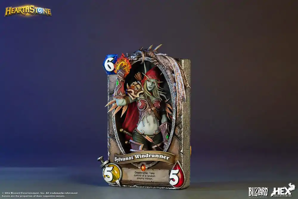 Hearthstone 3D Art Frame Statue Sylvanas Windrunner 31 cm Produktfoto
