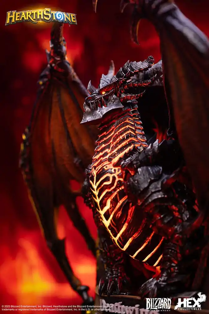 Hearthstone 3D Art Bilderrahmen Statue Deathwing 34 cm Produktfoto