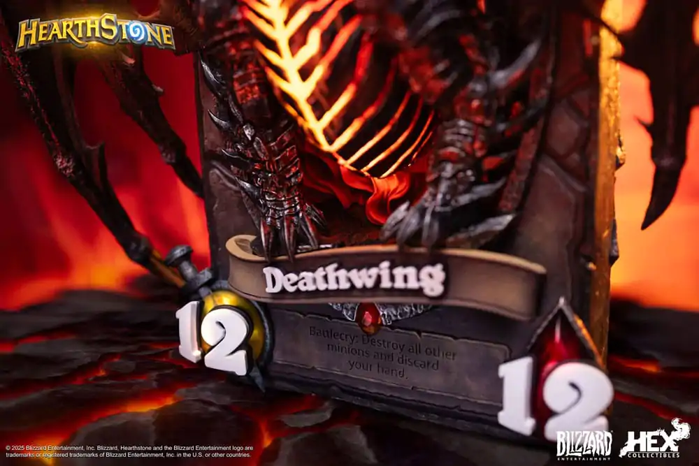 Hearthstone 3D Art Bilderrahmen Statue Deathwing 34 cm Produktfoto