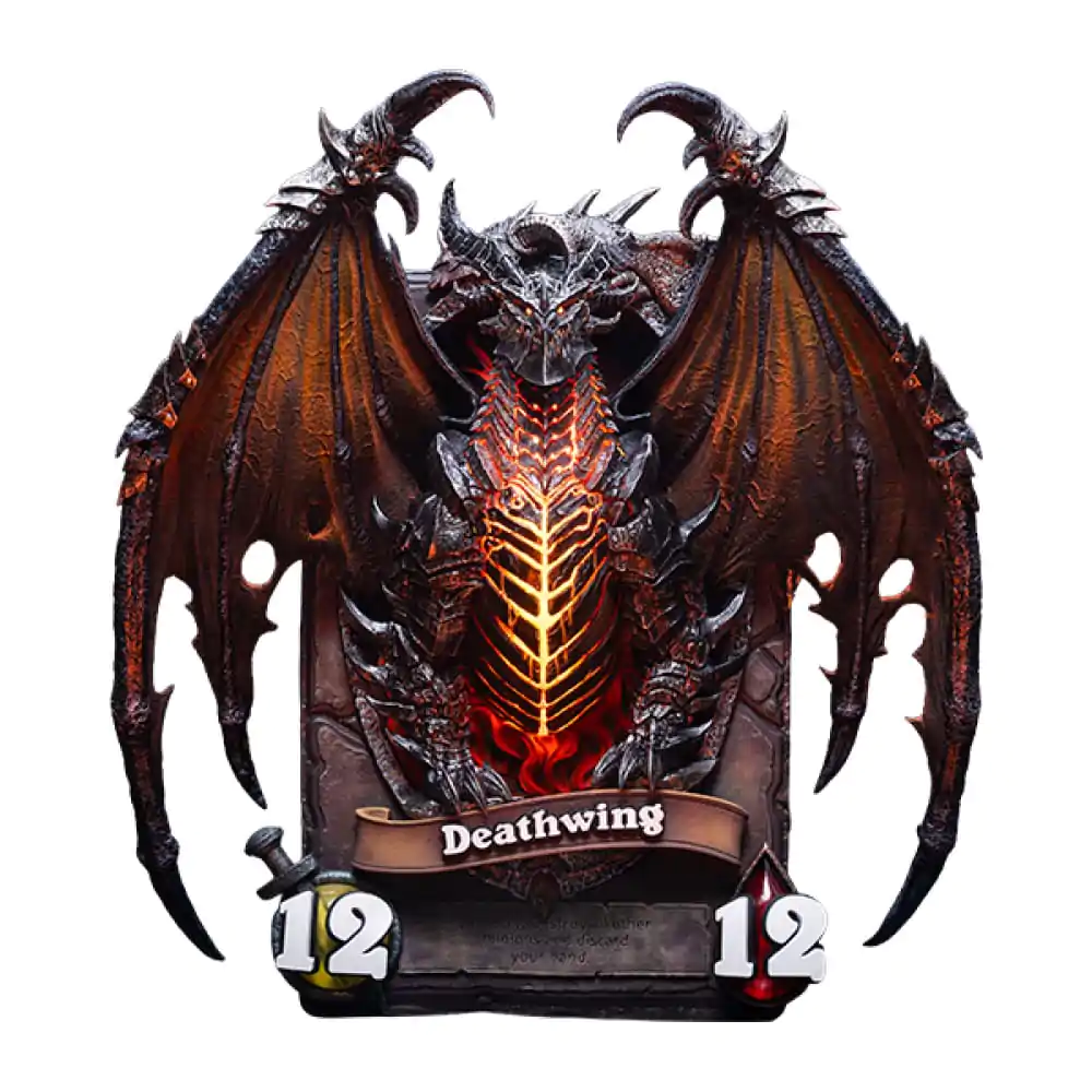 Hearthstone 3D Art Bilderrahmen Statue Deathwing 34 cm Produktfoto