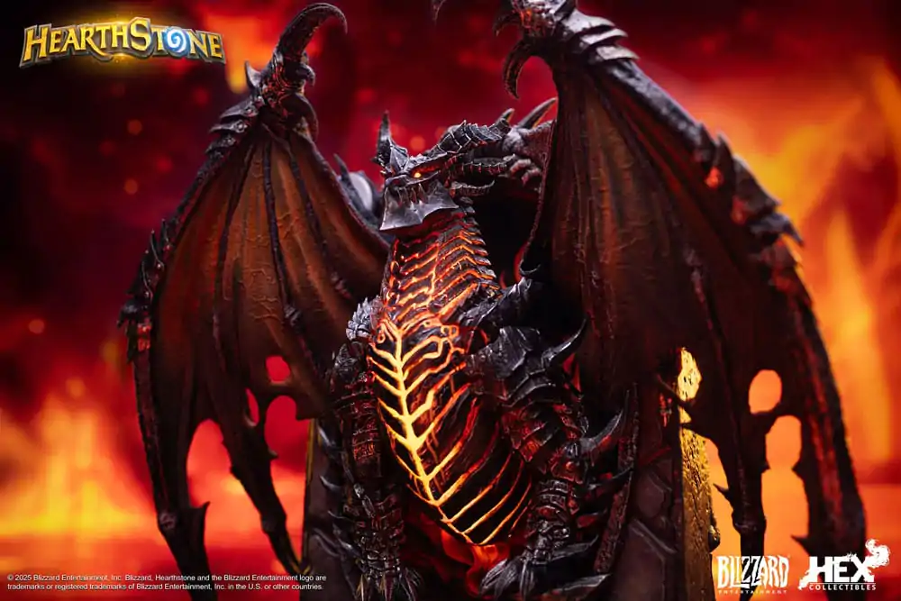 Hearthstone 3D Art Bilderrahmen Statue Deathwing 34 cm Produktfoto