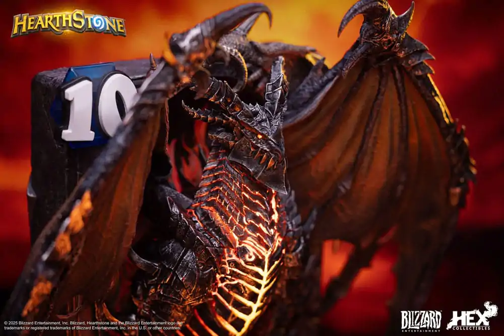 Hearthstone 3D Art Bilderrahmen Statue Deathwing 34 cm Produktfoto