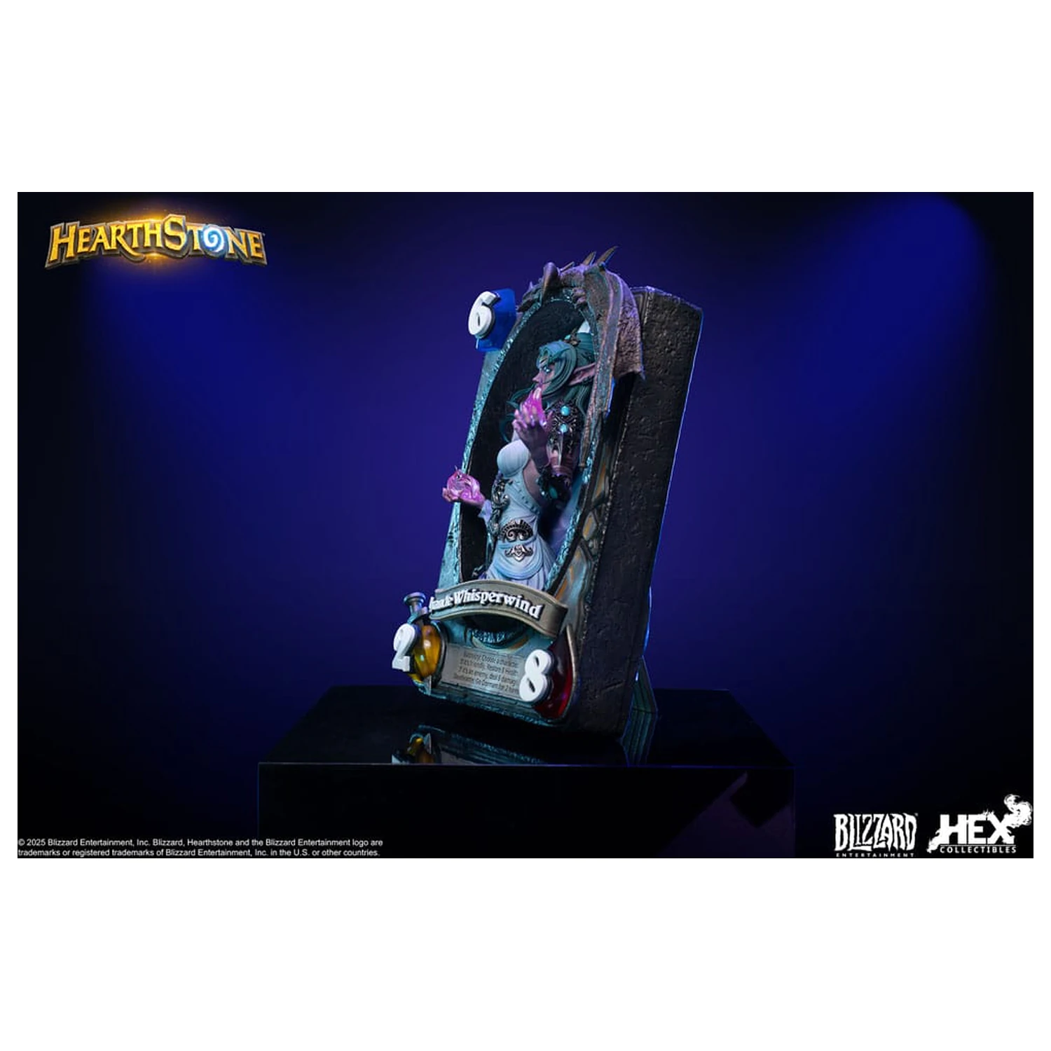 Hearthstone 3D Kunst Rahmen Statue Tyrande Whisperwind 31 cm Produktfoto