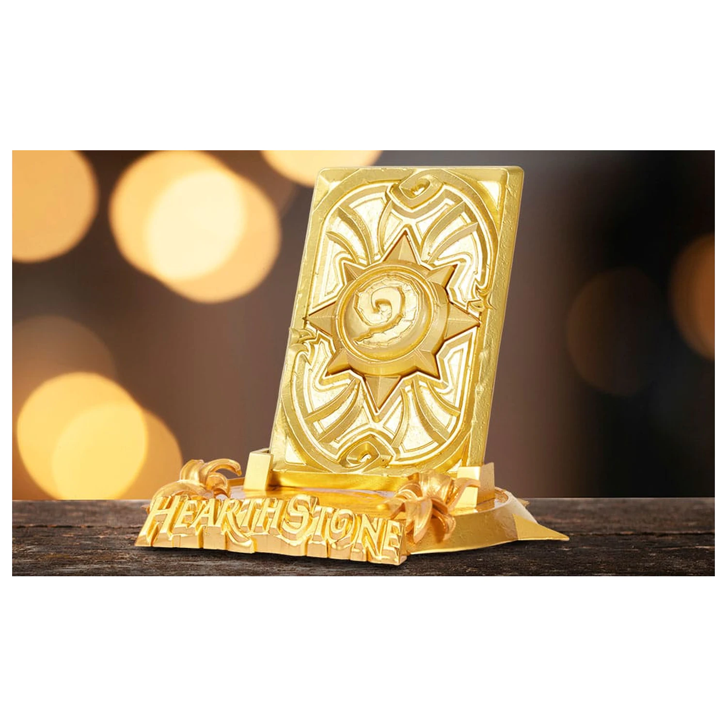 Hearthstone Replik goldener Feier-Kartenrücken 10 cm Produktfoto