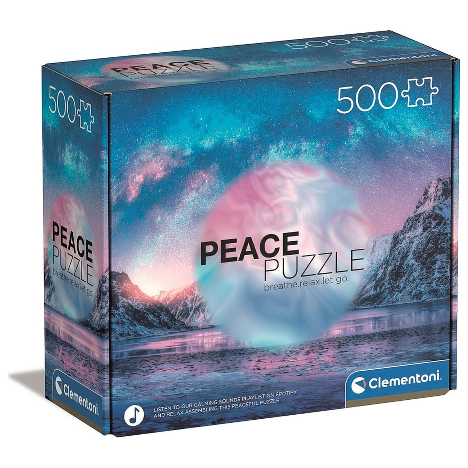 Hegyvidék Light Blue 500-teiliges Peace Puzzle Produktfoto