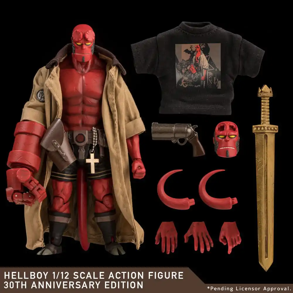 Hellboy Actionfigur 1/12 Hellboy 30th Anniversary Edition 19 cm termékfotó