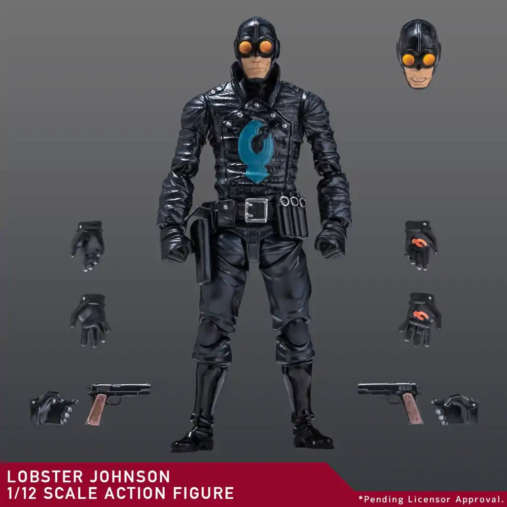 Hellboy Actionfigur 1/12 Lobster Johnson 17 cm termékfotó