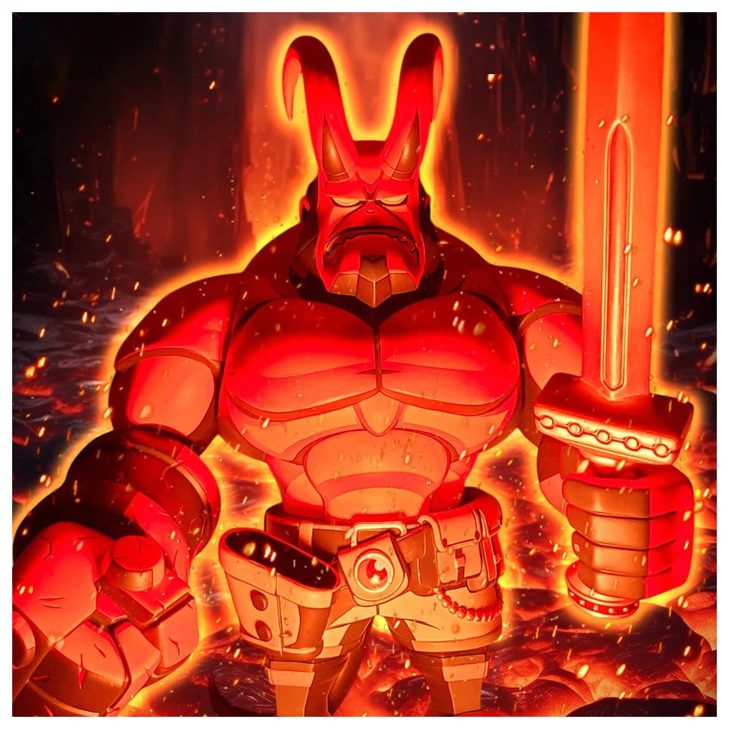 Hellboy Bulkyz Vinyl Figur 29 cm Produktfoto