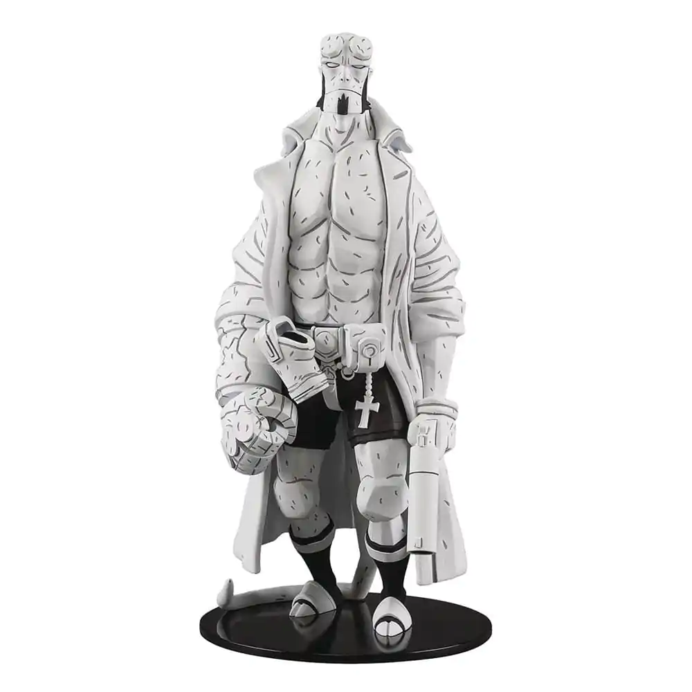 Hellboy Vinyl Statue 30th Anniversary B&W Variant Previews Exclusive 32 cm termékfotó