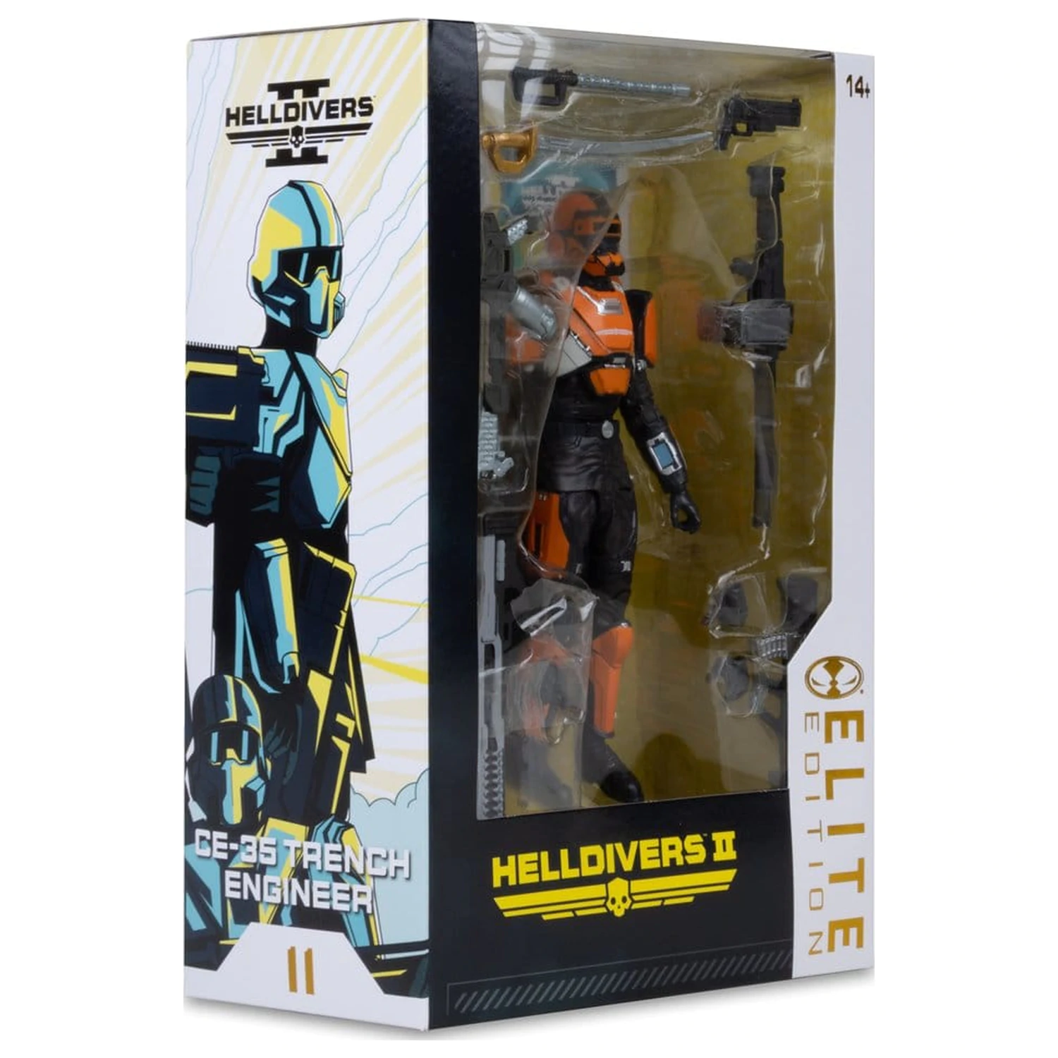 Helldivers 2 McFarlane Elite Edition Actionfigur CE-25 Trench Engineer (Deluxe) 18 cm Produktfoto