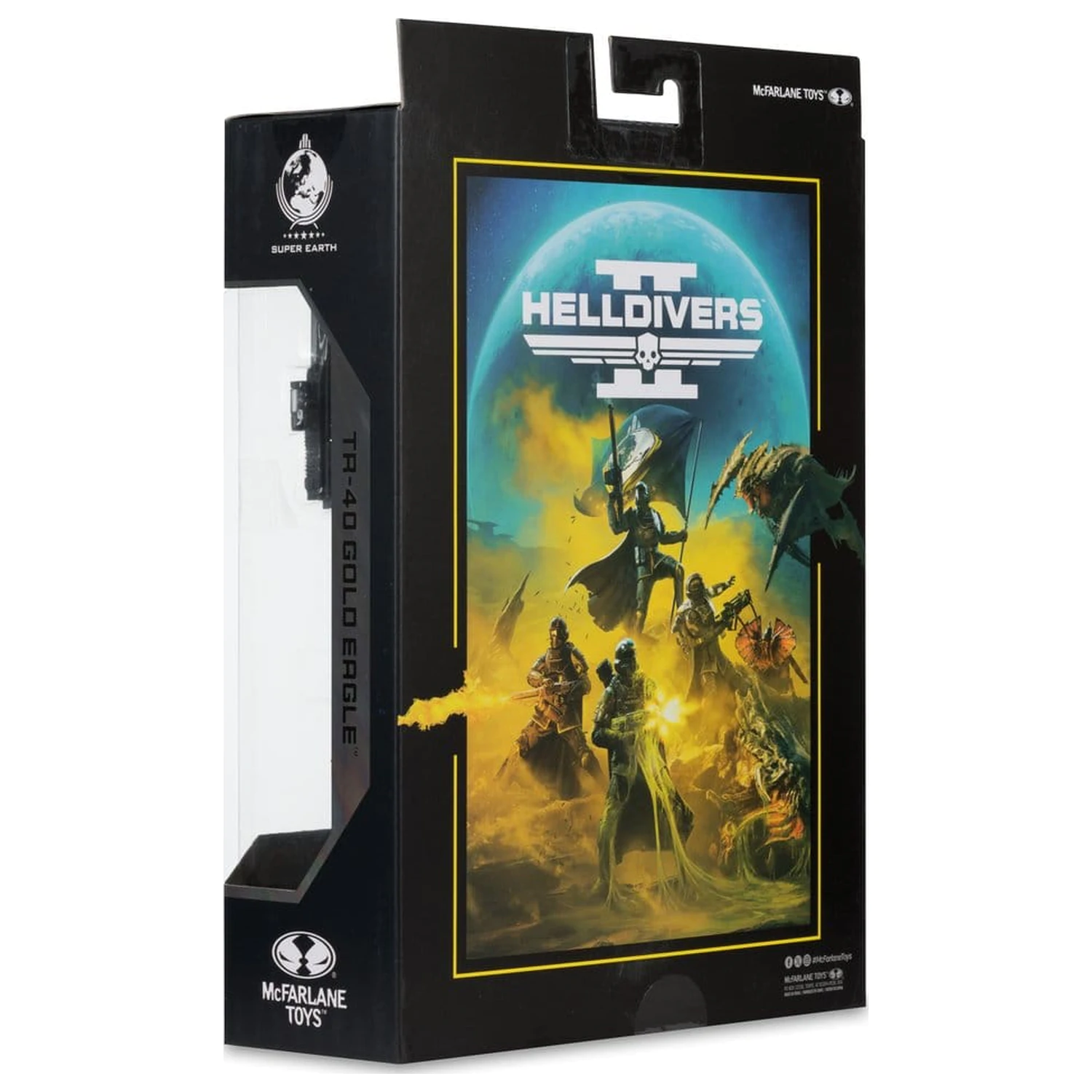 Helldivers II McFarlane Gaming Edition Actionfigur T4-40 Gold Eagle 18 cm Produktfoto