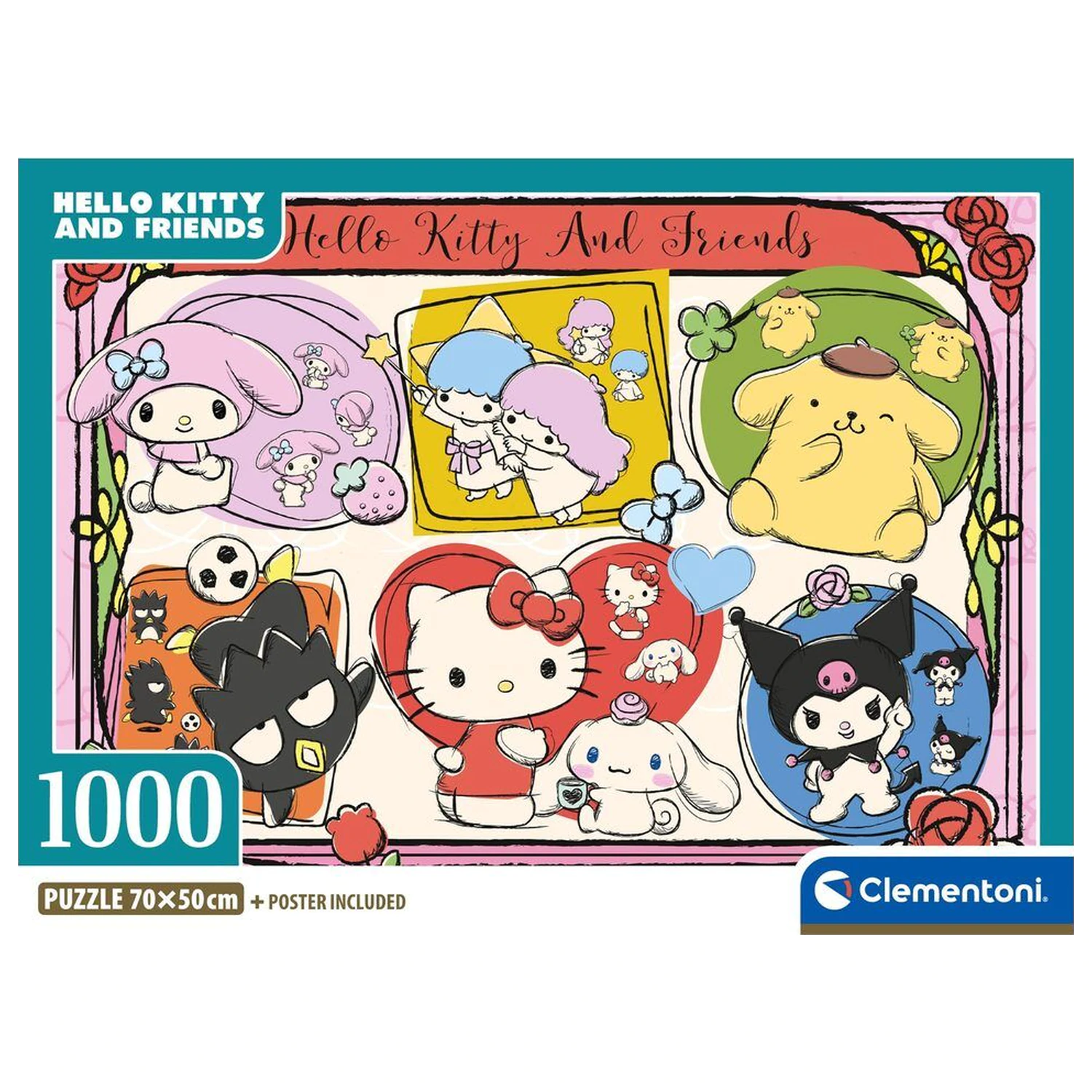 Hello Kitty 2 Puzzle 1000 Teile Produktfoto