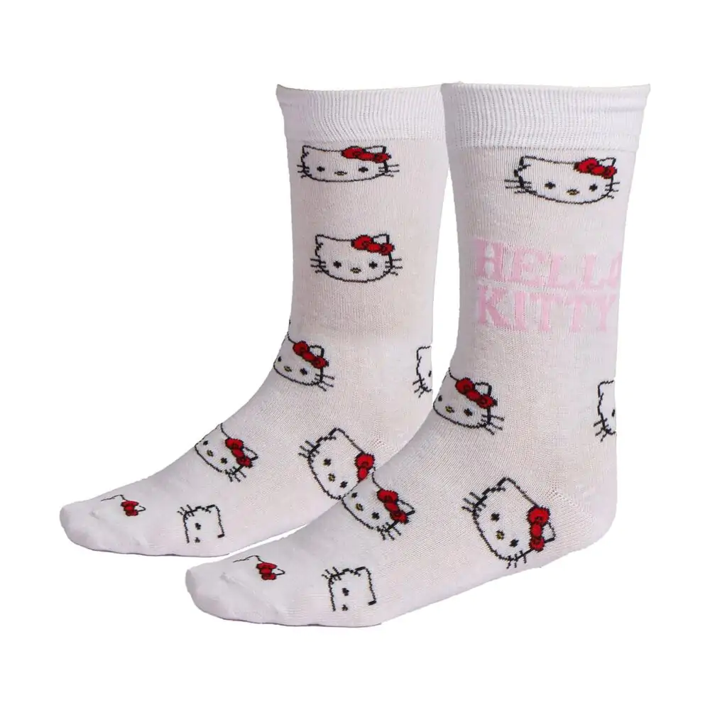 Hello Kitty 3er Pack erwachsen Socken Produktfoto