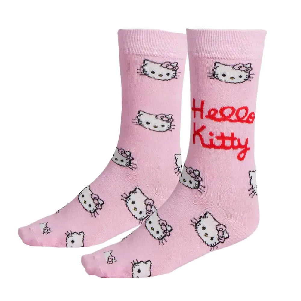 Hello Kitty 3er Pack erwachsen Socken Produktfoto